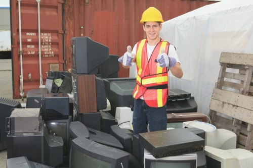 Eco-friendly garden clearance practices in a West London garden