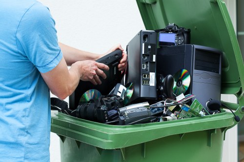 Furniture being recycled in West London